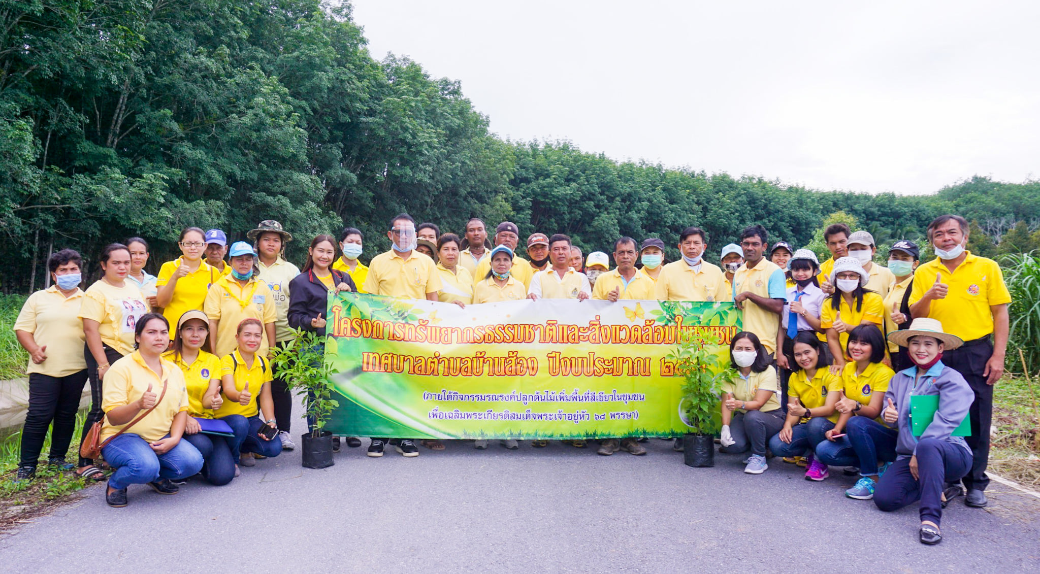 กิจกรรมรณรงค์ปลูกต้นไม้ เพื่อเฉลิมพระเกียรติพระบาทสมเด็จพระเจ้าอยู่หัว