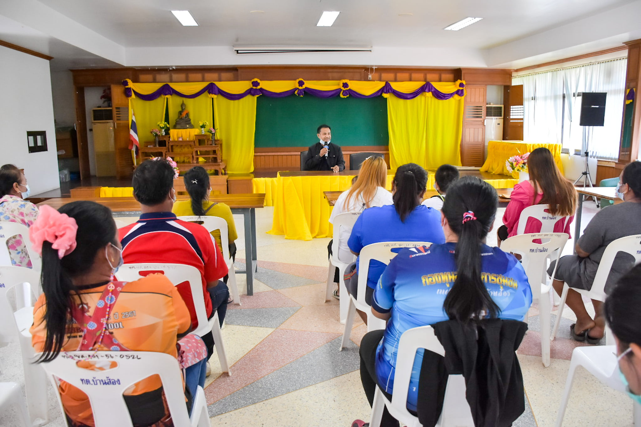 ประชุมผู้ปกครองนักเรียนชั้นเตรียมอนุบาลเพื่อชี้แจงทำความเข้าใจ แนวทางและการเรียนการสอนก่อนการเปิดภาคเรียน