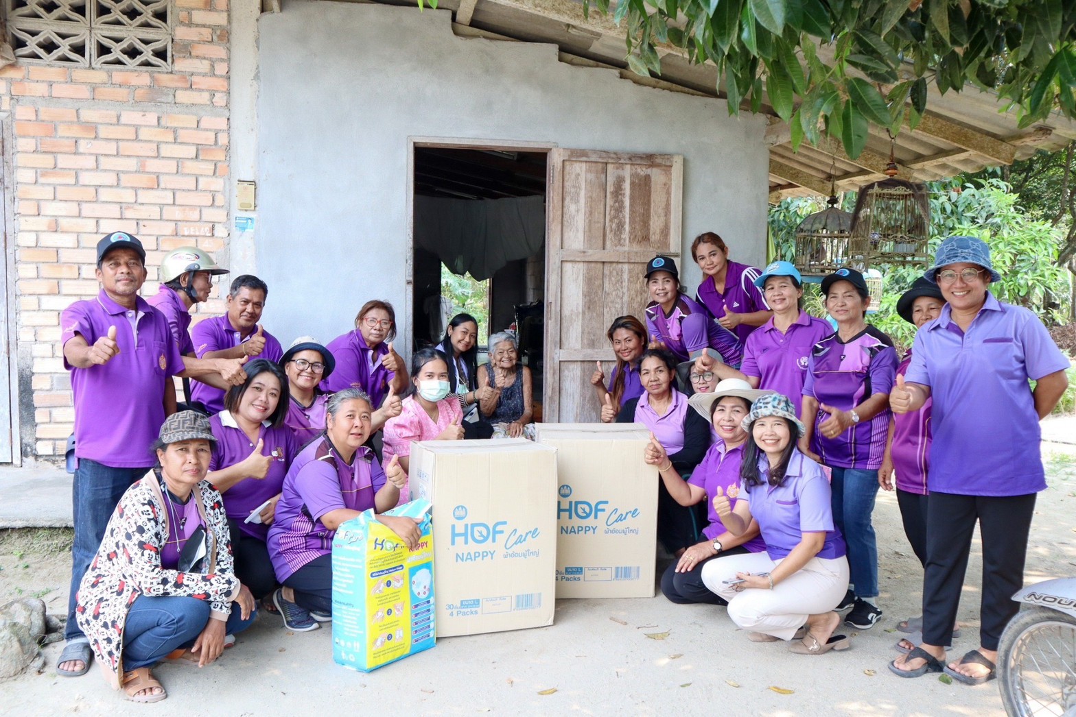 โครงการสนับสนุนผ้าอ้อมให้กับผู้ป่วยติดบ้านติดเตียงในเขตพื้นที่เทศบาลตำบลบ้านส้อง ประจำปีงบประมาณ 2566